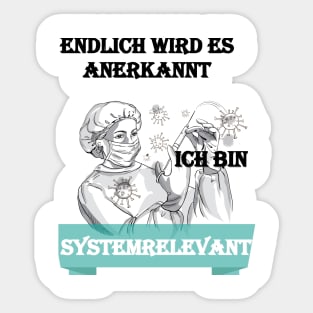 Systemrelevant Sticker